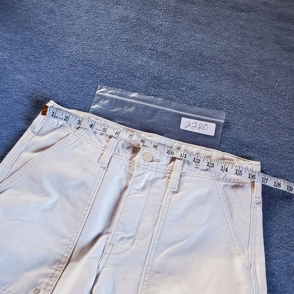 Levi's Premium Chore Utility Pants A10380001 White Men's Size 31X32 Straight - Picture 10 of 12